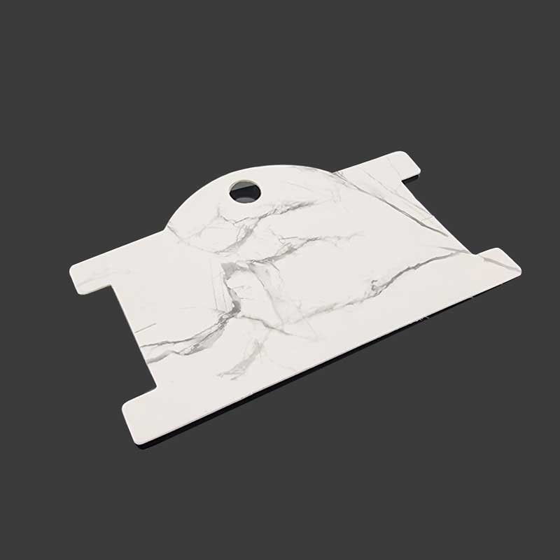 100 supports carton blanc effet marbré pour bracelets
