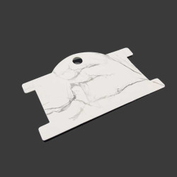 100 soportes de cartón blanco con efecto marmolado para pulseras