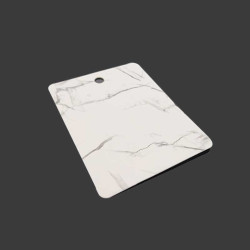 Lote de 100 soportes pequeños para joyas de cartón blanco con efecto marmolado de 6 x 7,5 cm