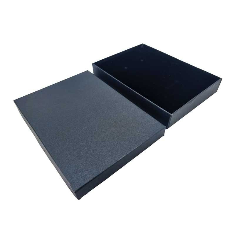 6 estuches grandes para conjuntos de joyas 13x18 cm - negro
