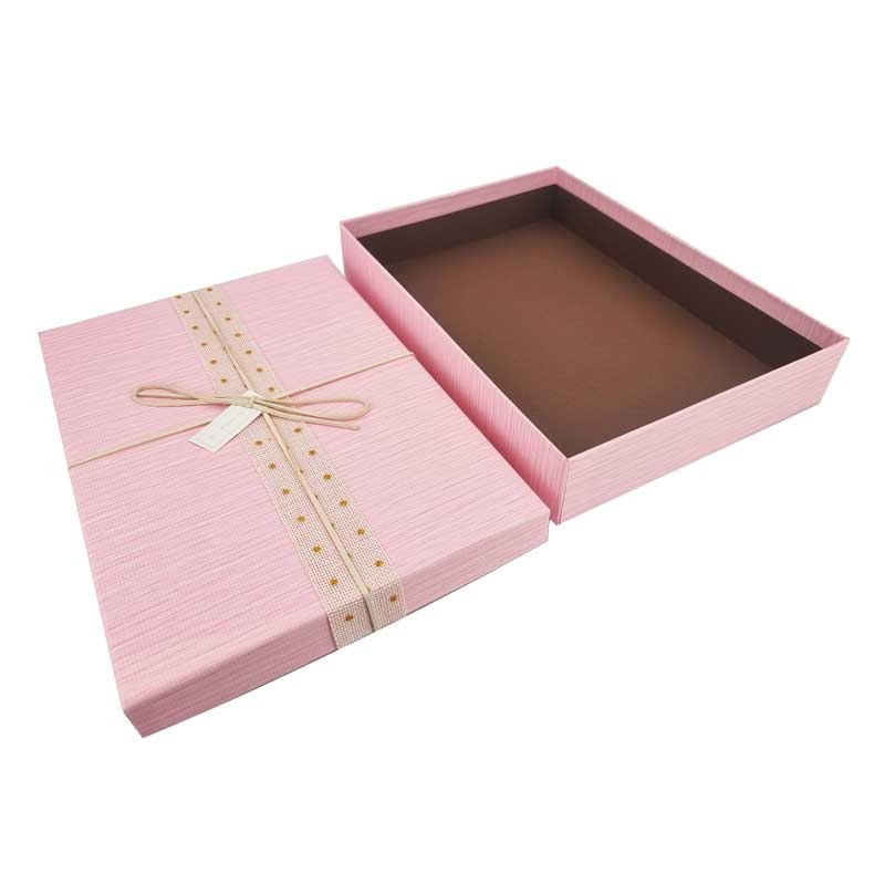 Boîte cadeaux rose 28x19x5cm - 7907