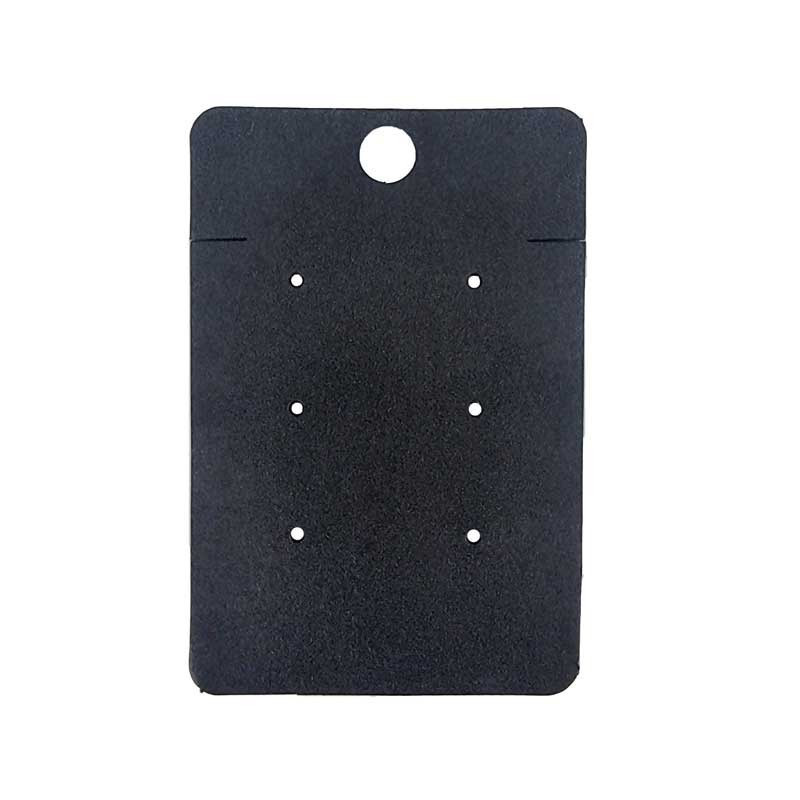 Lot de 200 support bijoux en carton noir pour parure 6x9cm - 22097