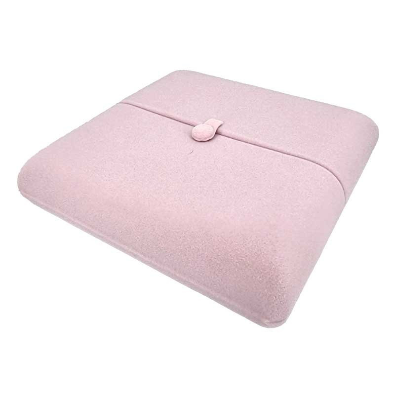 1 grand écrin bijouterie en velours rose poudré pour parure