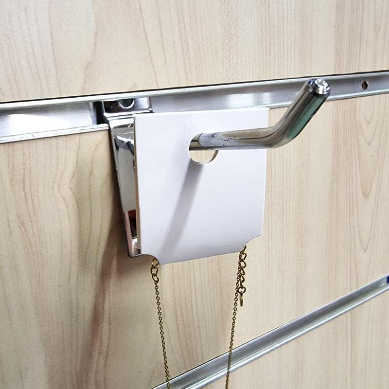 200 soportes para collares o pulseras de cartón rectangular 4,5 x 10,5 cm - blanco