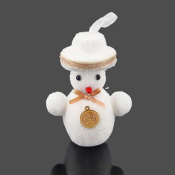 Muñeco de nieve para colgar como decoración del árbol de navidad