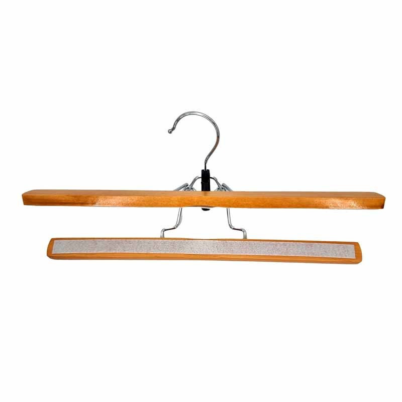 6 cintres en bois pour pantalon ou jupe 30cm
