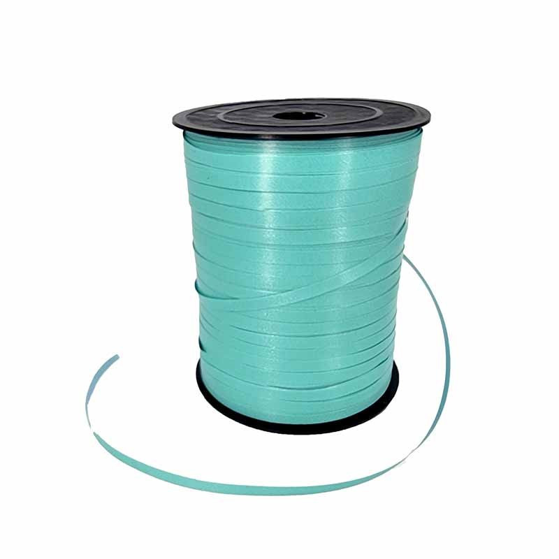 Cinta de regalo mate de color azul escarchado 500 m x 0,5 cm