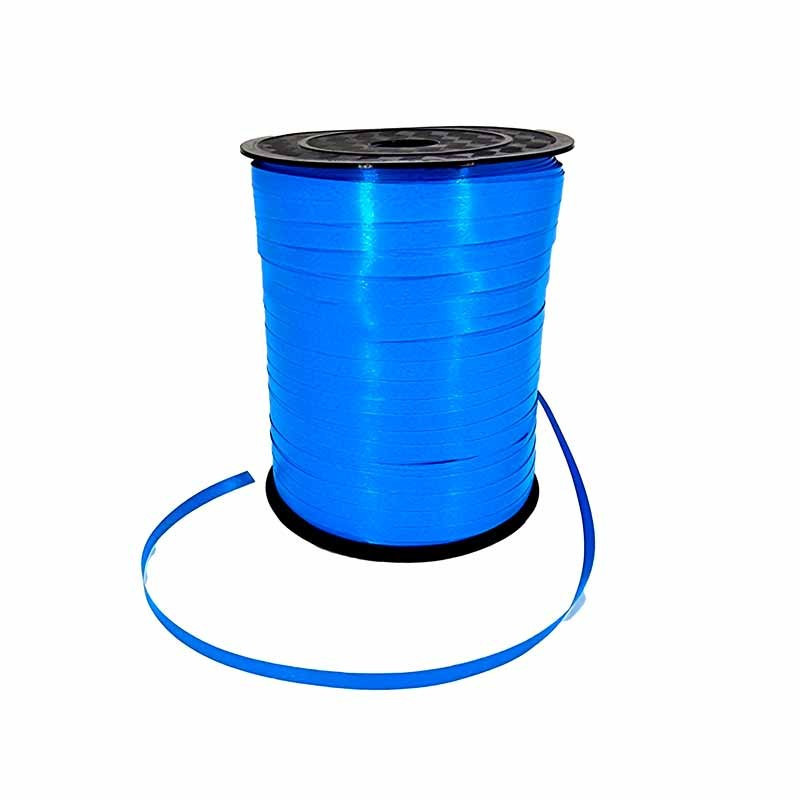 Cinta de regalo mate de color azul eléctrico 500 m x 0,5 cm