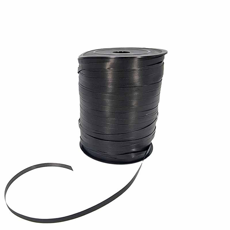 Cinta mate de color negro 500 m x 0,5 cm