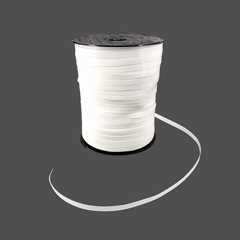 Cinta de regalo blanca, 500 m x 0,5 cm