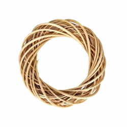 Pequeña corona de mimbre de 20 cm - natural