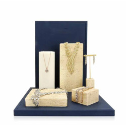 Expositor para joyas de piedra natural
