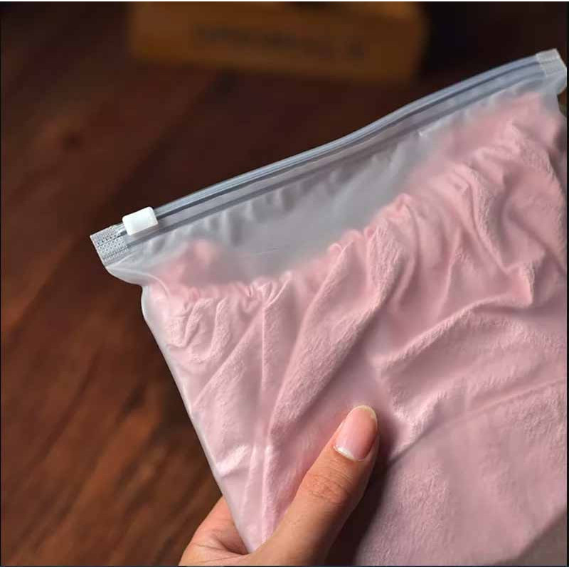 Sachet de rangement en plastique fermeture à glissière 18x25cm - par  50