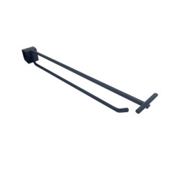 Broche de acero para barra de carga de 30 cm - Negro mate