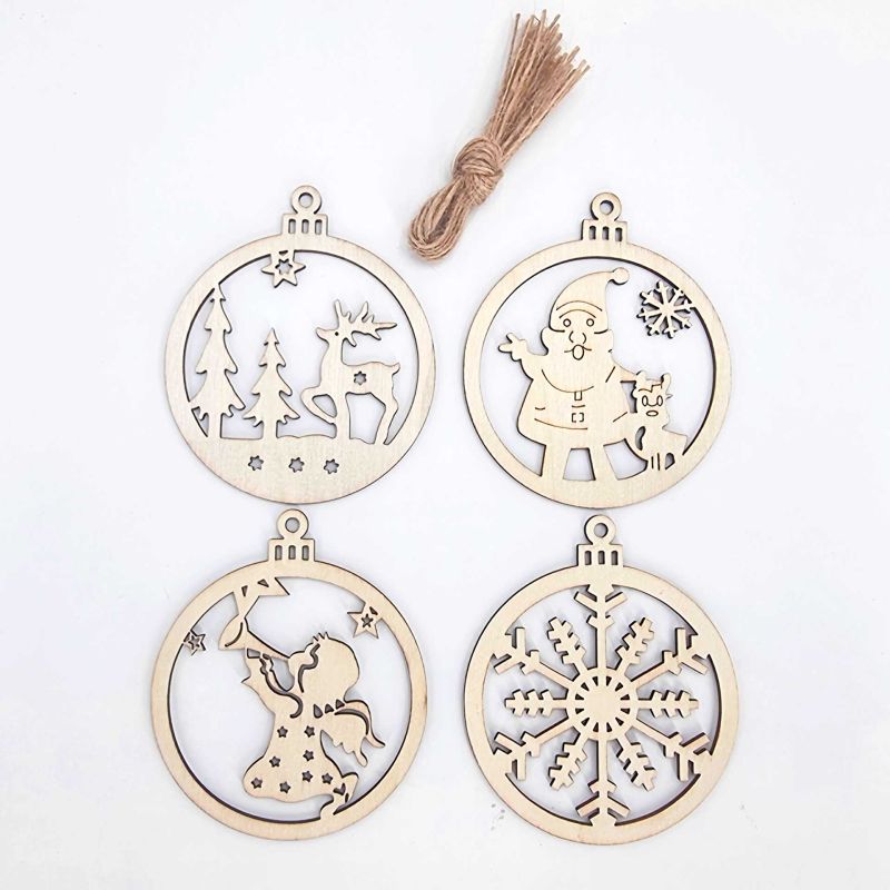 Caja de 16 decoraciones para colgar en el árbol de navidad