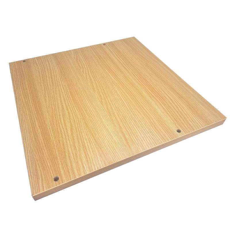 Estante para sistema de exposición modular de madera clara - 50 x 50 cm