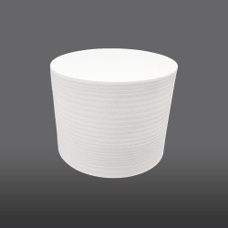 Accesorio de decoración para vitrina de espuma blanca - Cilindro