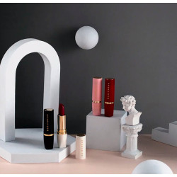 2 bolas de decoración de espuma blanca