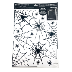 15 decoraciones de ventana de halloween - Araña