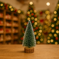 Árbol de Navidad de decoración en miniatura - 10 cm