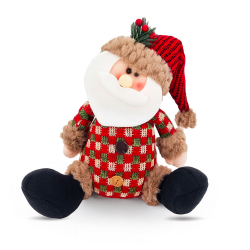 Peluche decorativo grande de Papá Noel rojo