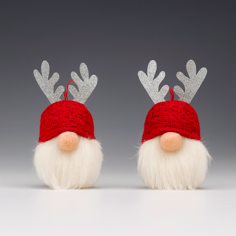 Decoraciones de navidad, bola de navidad con forma de Papá Noel