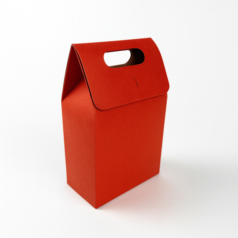 12 cajas de regalo plegables de color rojo 10x6x15cm