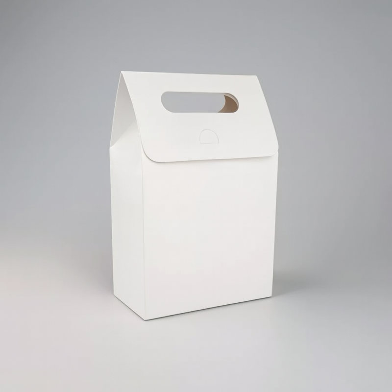 12 cajas de regalo plegables de color blanco, 10 x 6 x 15 cm
