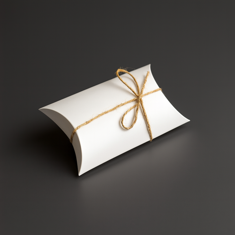 Lote de 250 cajas de regalo tipo berlingot blancas de 20 x 33 x 7 cm