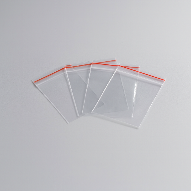500 saquitos de plástico con cierre zip de 5 x 7 cm - 0285