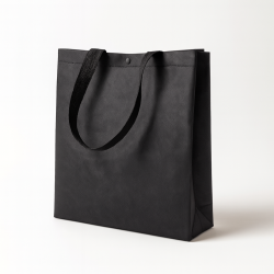 12 bolsas de tela no tejida 27,5 x 30 x 10 cm - Negra