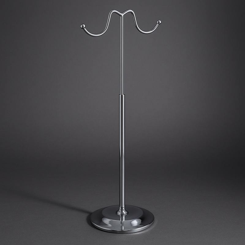 Soporte para bolsas de metal cromado
