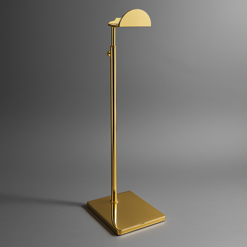 Expositor para bolsas ajustable de metal - dorado