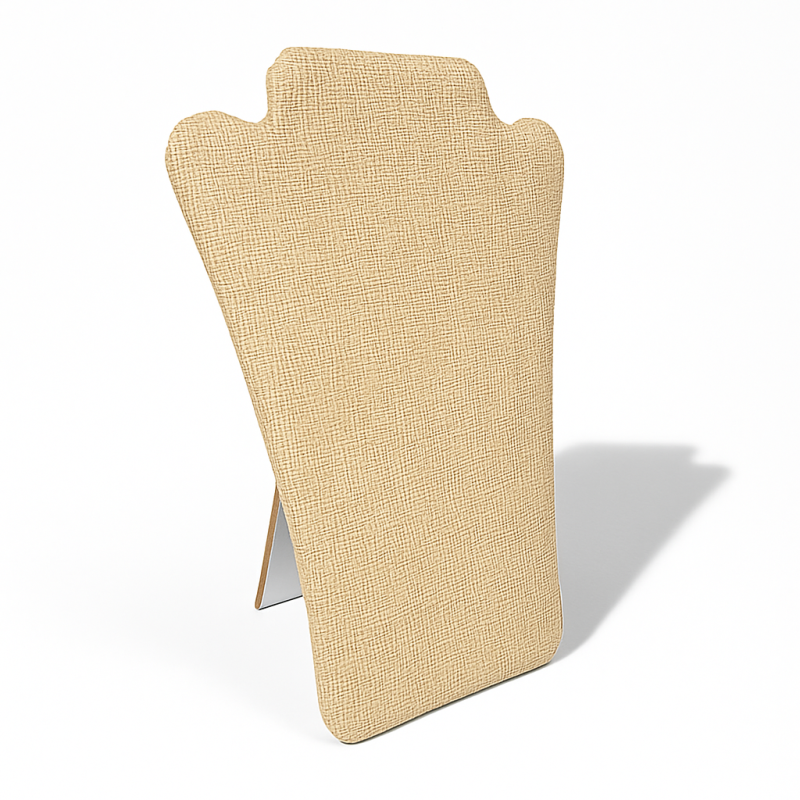 Busto plegable con collar de yute