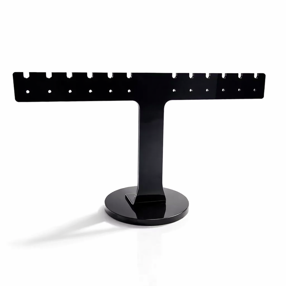 Soporte para pendientes negros