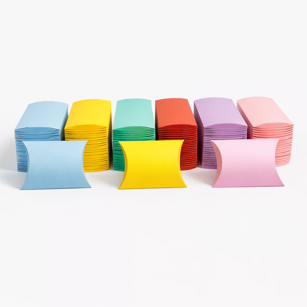 Pack de cajas «Arcoíris» 6 colores surtidos - 14 x 22 x 5 cm