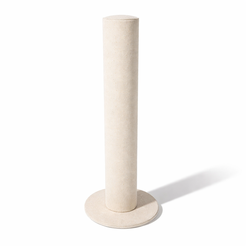 Lote de 10 soportes verticales para pulseras de algodón beige natural