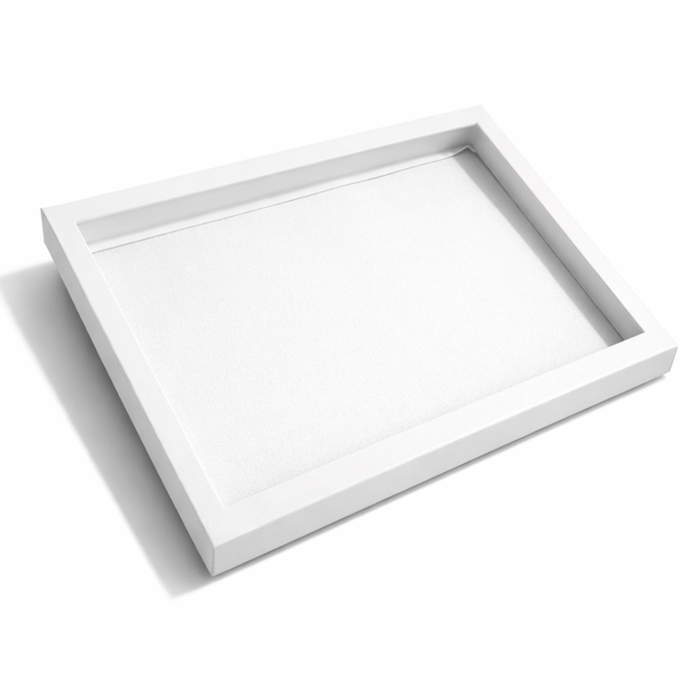 10 estuches de cartón blanco para 100 anillos - 6044x10