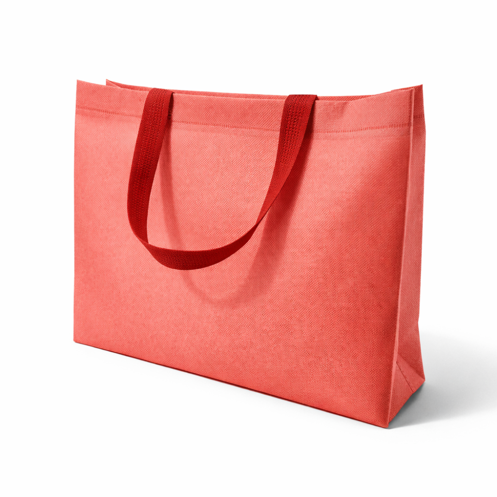 12 bolsas grandes reutilizables de TNT 45x35x10 cm - Rosa palo