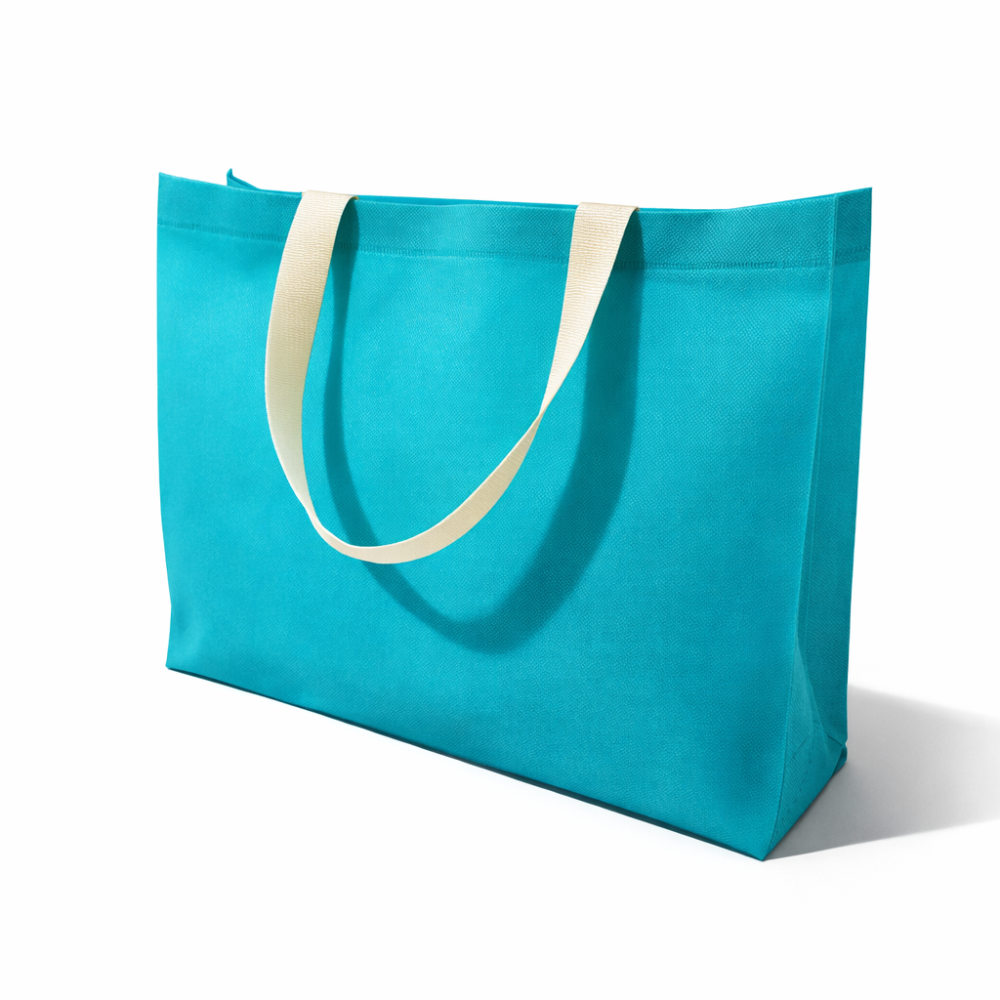 12 bolsas reutilizables de TNT 40x35x10 cm - Turquesa