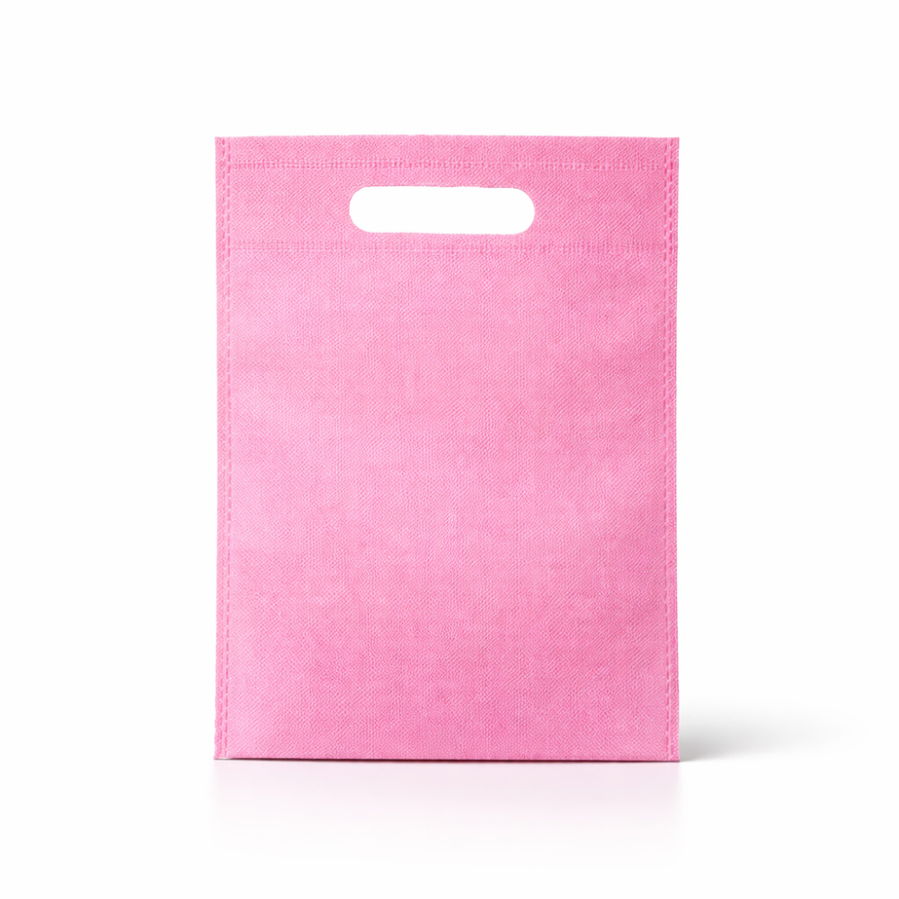 Lote de 120 minibolsas de tela no tejida rosa claro 14x20 cm