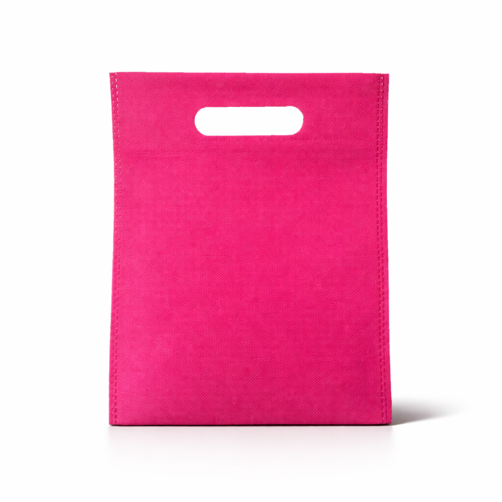 Lote de 120 bolsas de tela no tejida de color rosa, 19 x 24 cm