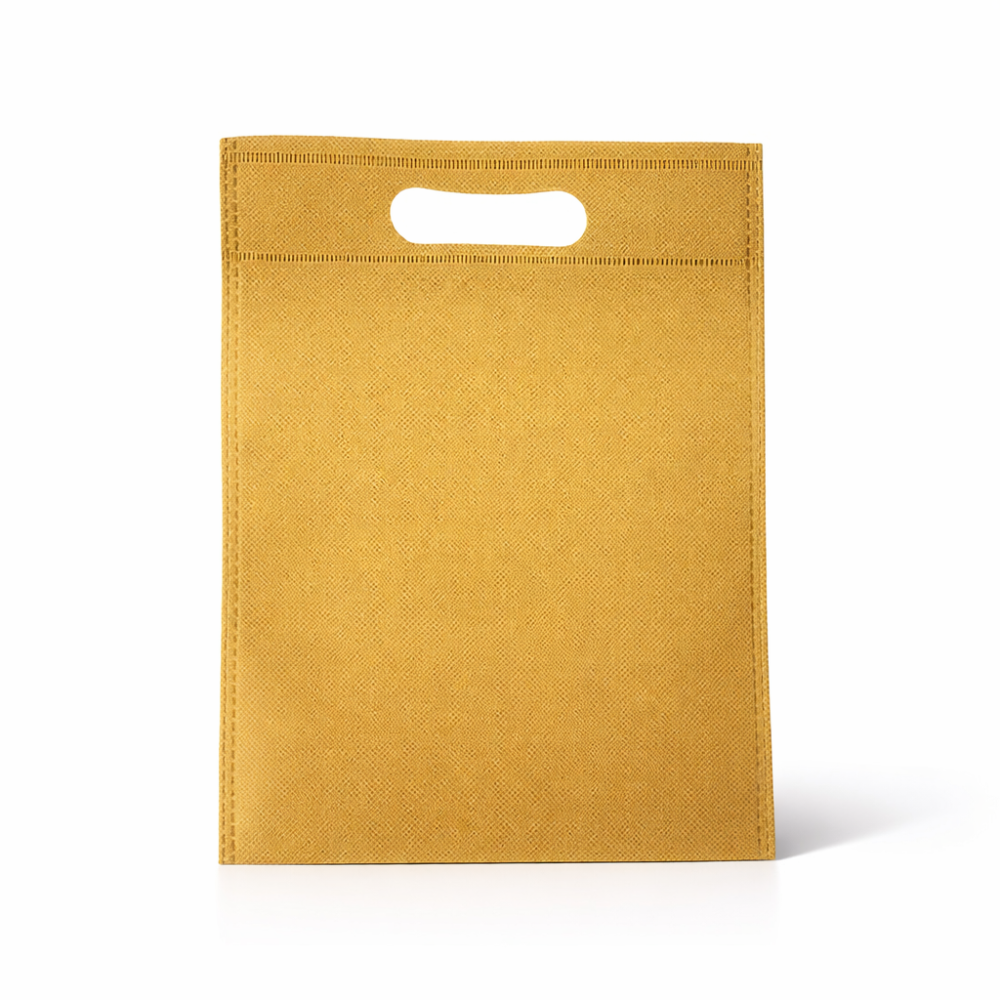 12 minibolsas de tela no tejida beige 14x20 cm