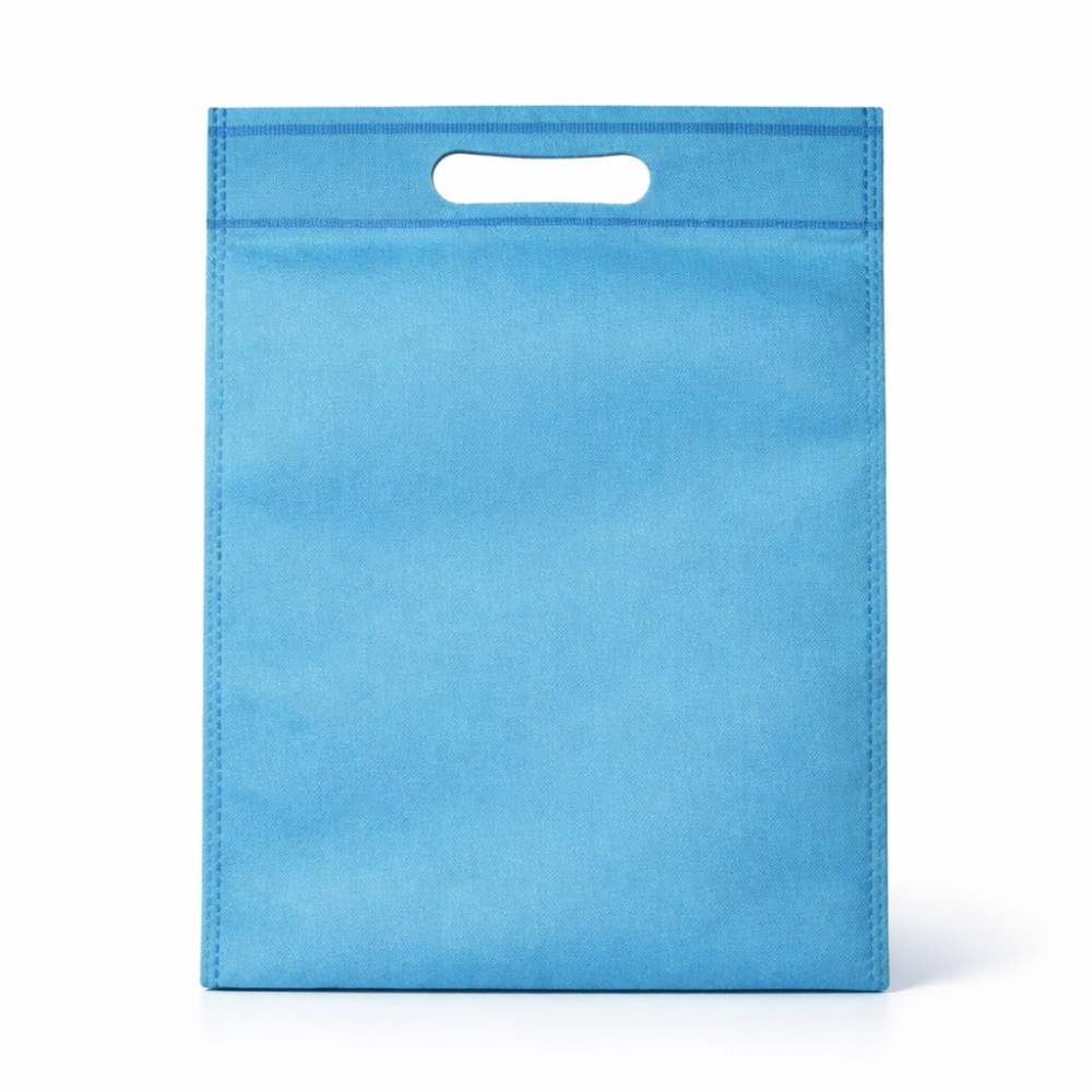 12 bolsas no tejidas azul cielo liso 30 x 37 cm