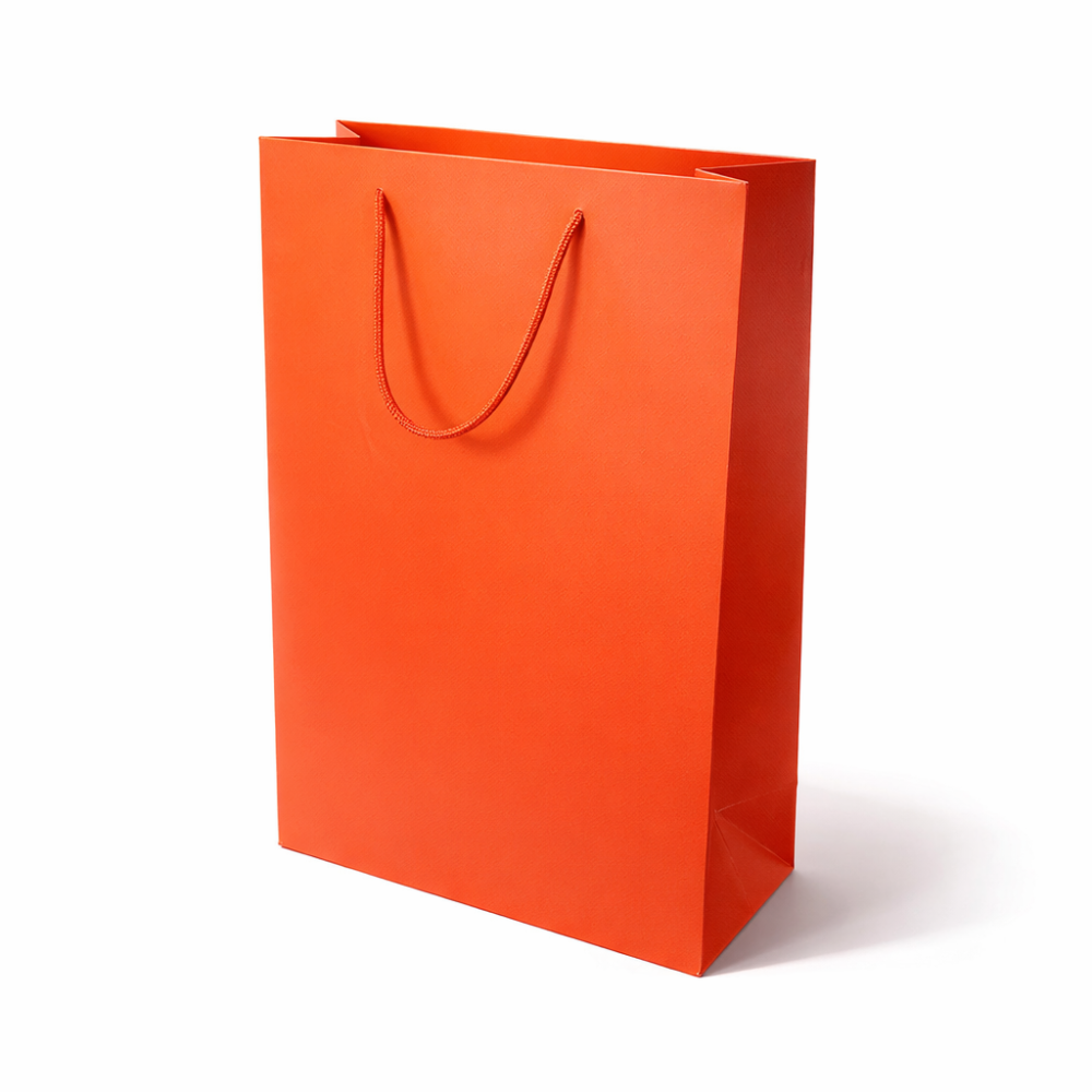 Lote de 12 bolsas de regalo grandes rojas de 31 x 12 x 42 cm