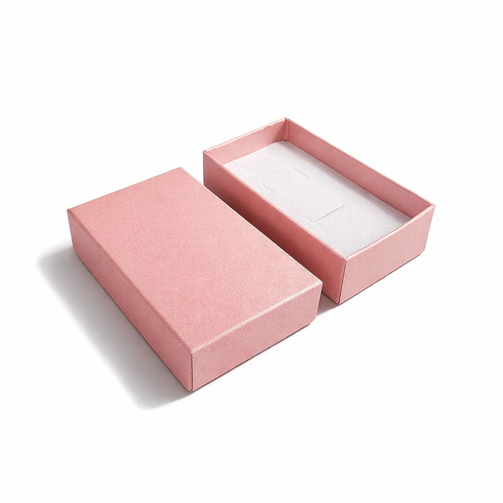 24 estuches pequeños para conjuntos de joyas 5x8 cm - rosa