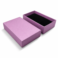 24 estuches pequeños para conjuntos de joyas 5x8 cm - lila