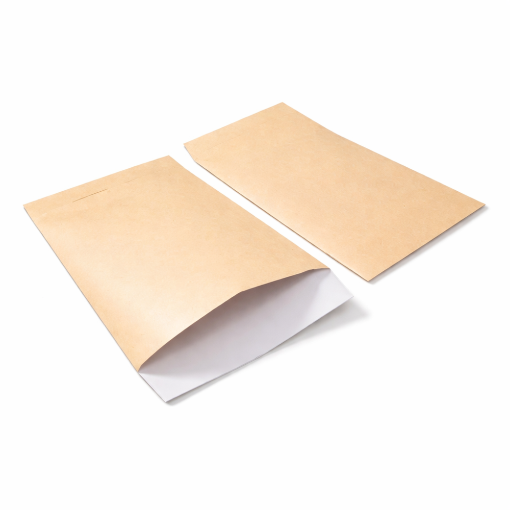 Lote de 50 bolsitas de regalo de papel satinado 16x24 cm - naranja pastel