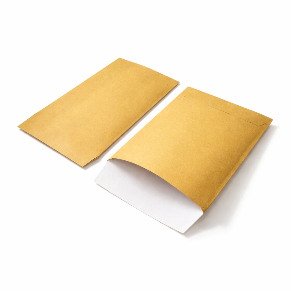 Lote de 50 bolsitas de regalo de papel satinado 16x24 cm - dorada