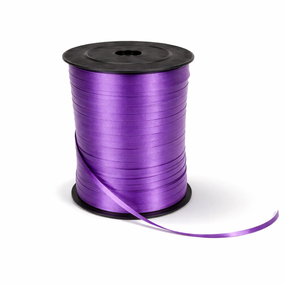 Rollo de cinta de regalo morada